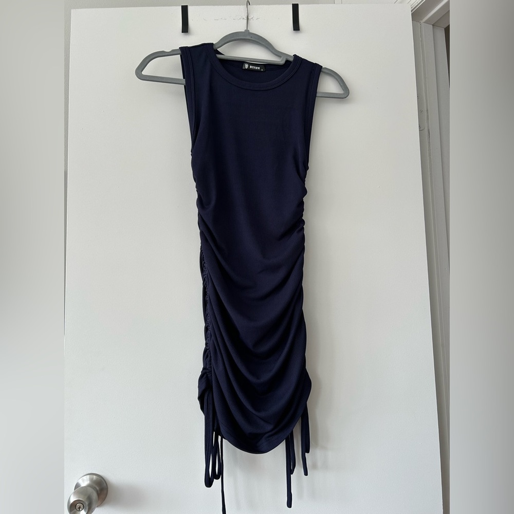 Side-Cinch Mini Dress